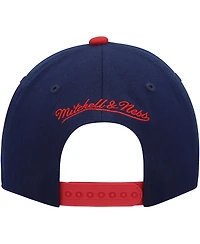 Men's Mitchell & Ness Navy Real Salt Lake Team Script 2.0 Stretch Snapback Hat