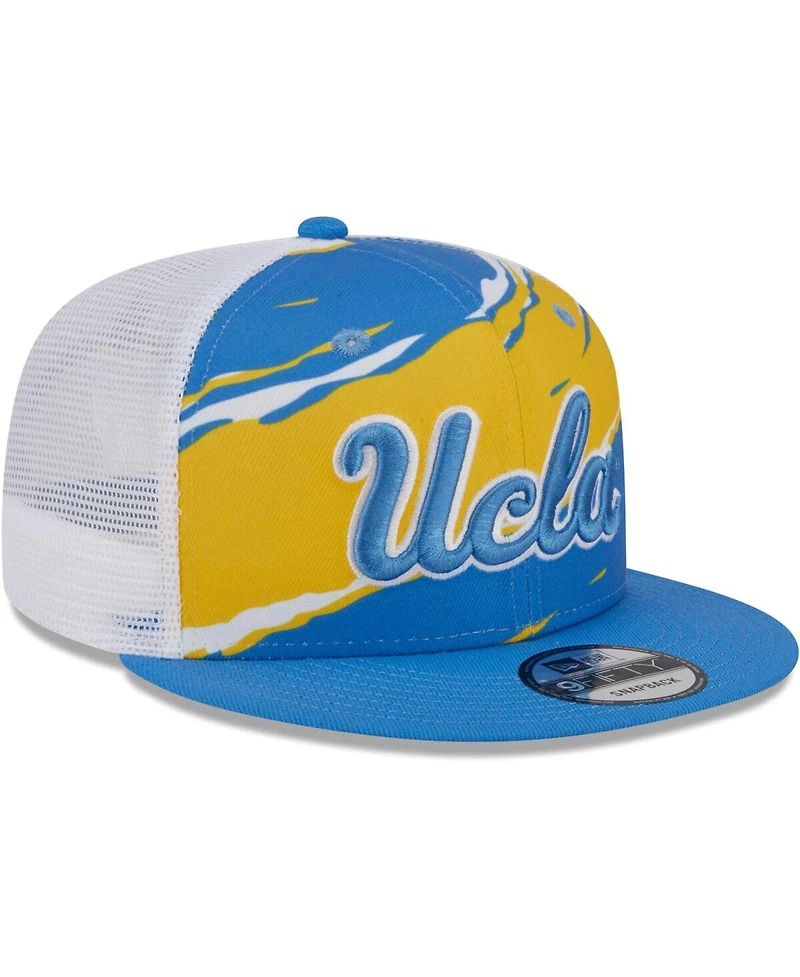 Men's New Era Blue Ucla Bruins Tear Trucker 9FIFTY Snapback Hat