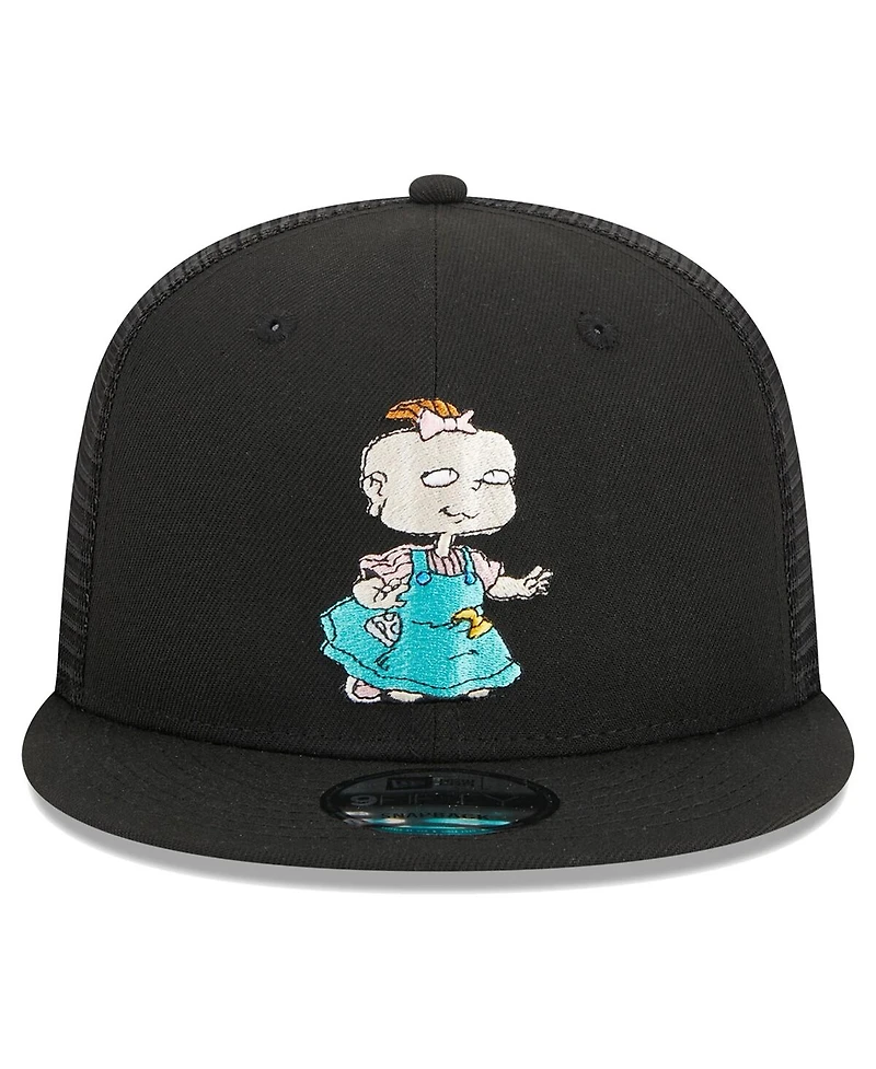 Men's New Era Black Rugrats Lil Trucker 9FIFTY Snapback Hat