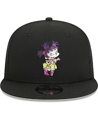 Men's New Era Black Rugrats Kimi Trucker 9FIFTY Snapback Hat