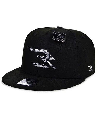 Men's Nike 3BRAND by Russell Wilson Black, Camo Fashion Snapback Adjustable Hat
