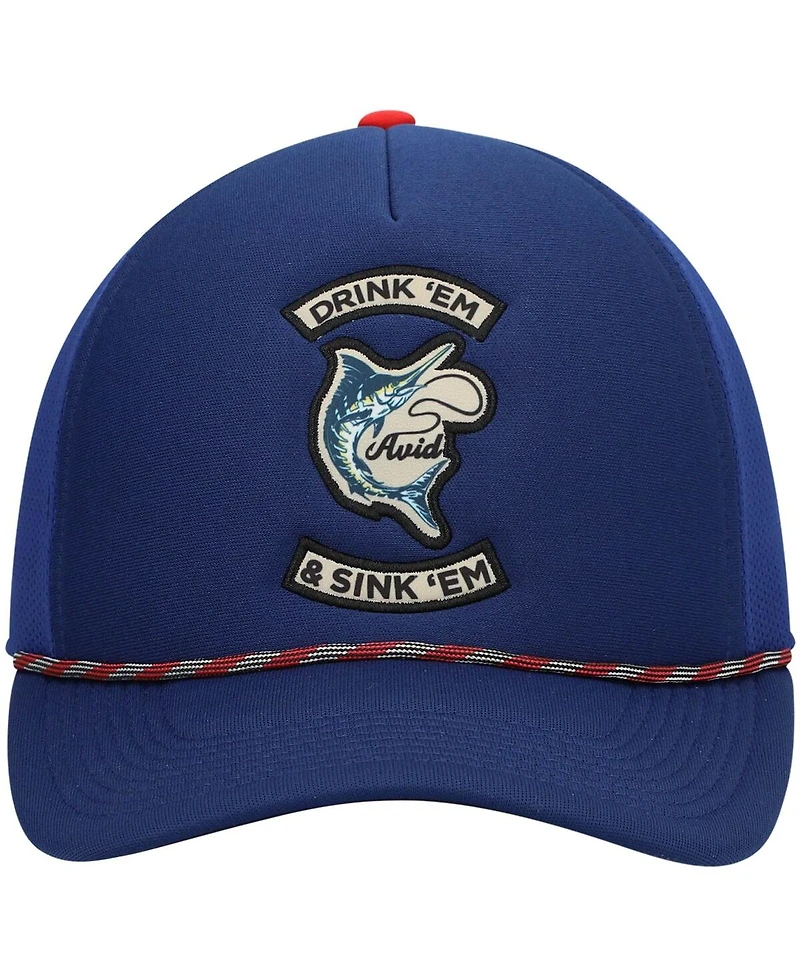 Men's Avid Navy Watering Hole Snapback Hat