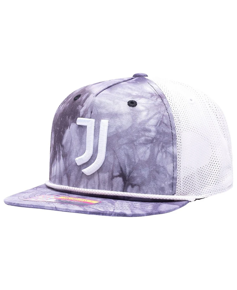 Men's Juventus Woodstock Tie-Dye Trucker Snapback Hat
