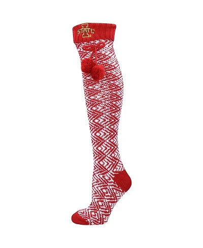 Women's ZooZatz Iowa State Cyclones Geometric Thigh High Socks