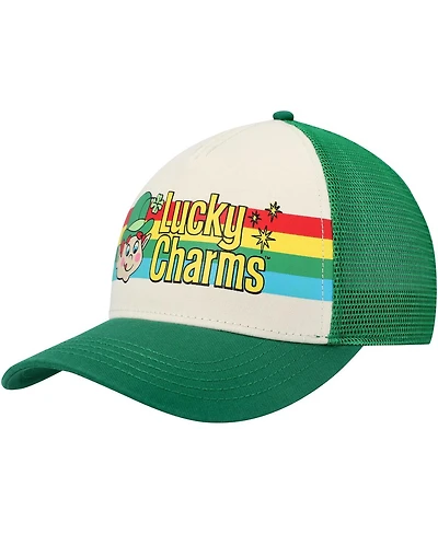 Men's American Needle Cream, Green Lucky Charms Sinclair Snapback Hat