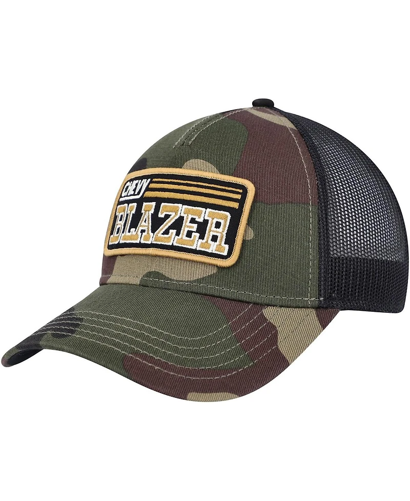 Men's American Needle Camo Chevrolet Blazer Twill Valin Patch Snapback