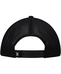 Men's Hurley Black Charter Trucker Snapback Hat
