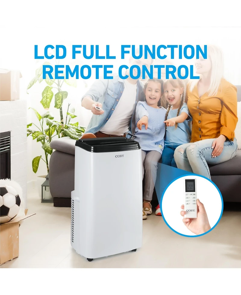 Coby Portable Air Conditioner 4-in-1 ,12,000 Btu with Heater