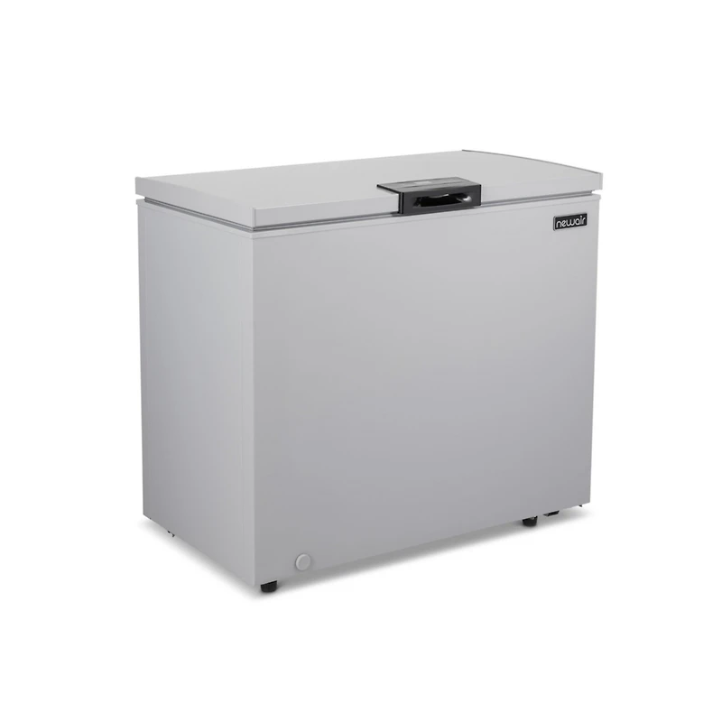 Newair 5 Cu. Ft. Mini Deep Chest Freezer and Refrigerator in Cool Gray with Digital Temperature Control, Fast Freeze Mode, Stay-Open Lid, Removable St