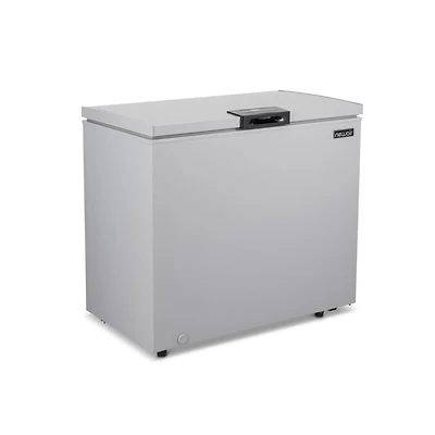 Newair 5 Cu. Ft. Mini Deep Chest Freezer and Refrigerator in Cool Gray with Digital Temperature Control, Fast Freeze Mode, Stay-Open Lid, Removable St