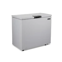 Newair 5 Cu. Ft. Mini Deep Chest Freezer and Refrigerator in Cool Gray with Digital Temperature Control, Fast Freeze Mode, Stay-Open Lid, Removable St