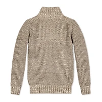 Hope & Henry Boys' Organic Long Sleeve Half Zip Pullover Sweater, Kids