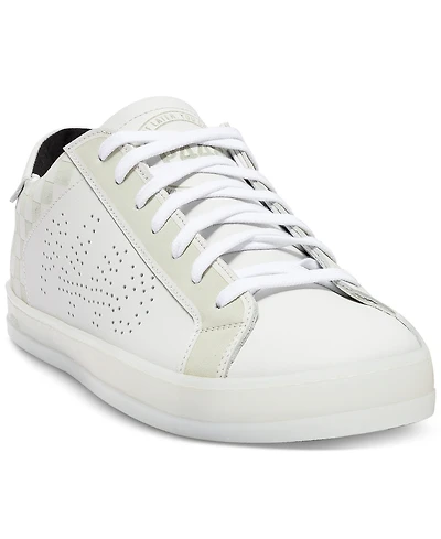 P448 Men's White Logo Sneakers