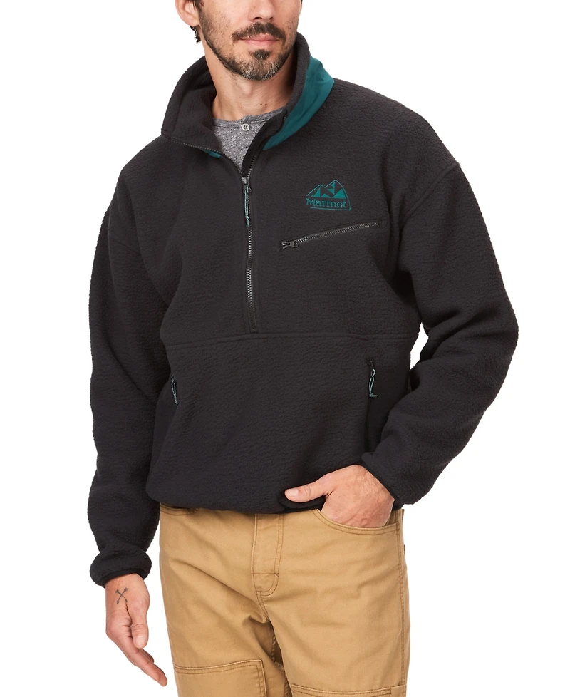 Marmot Men's 94 E.c.o. Embroidered Logo Half-Zip Fleece Jacket