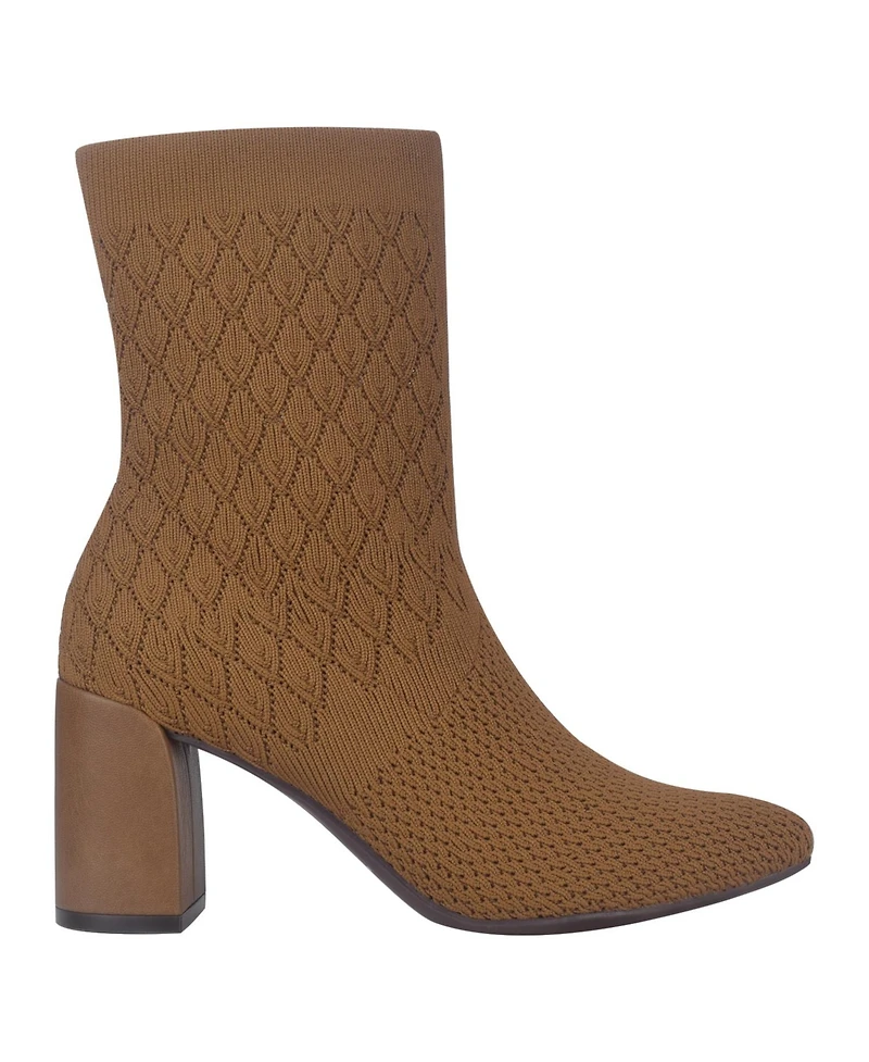 Impo Women's Vyra Stretch Knit Block Heel Booties