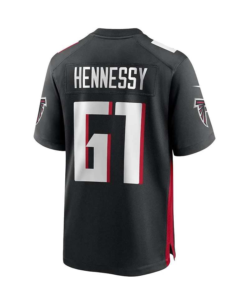 Men's Nike Matt Hennessy Black Atlanta Falcons Player Game Jersey