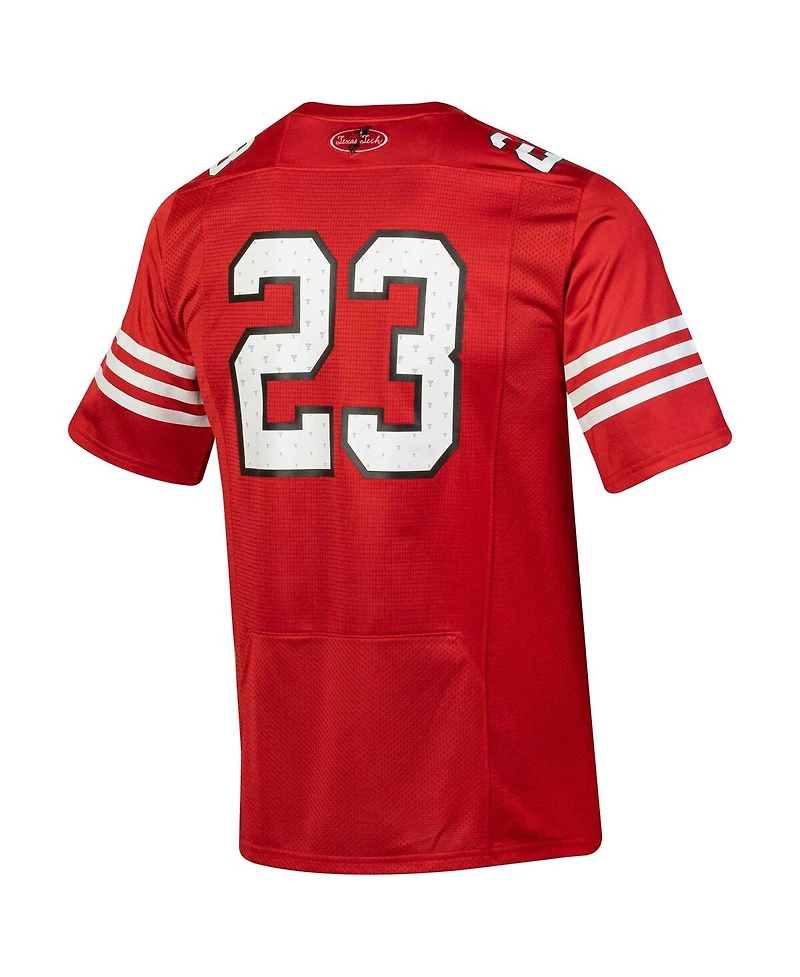 Men's Under Armour #23 Red Texas Tech Raiders Throwback Replica Jersey