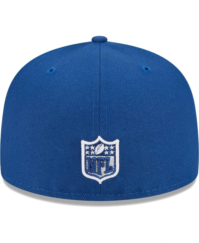 Men's New Era Royal Indianapolis Colts Main 59FIFTY Fitted Hat