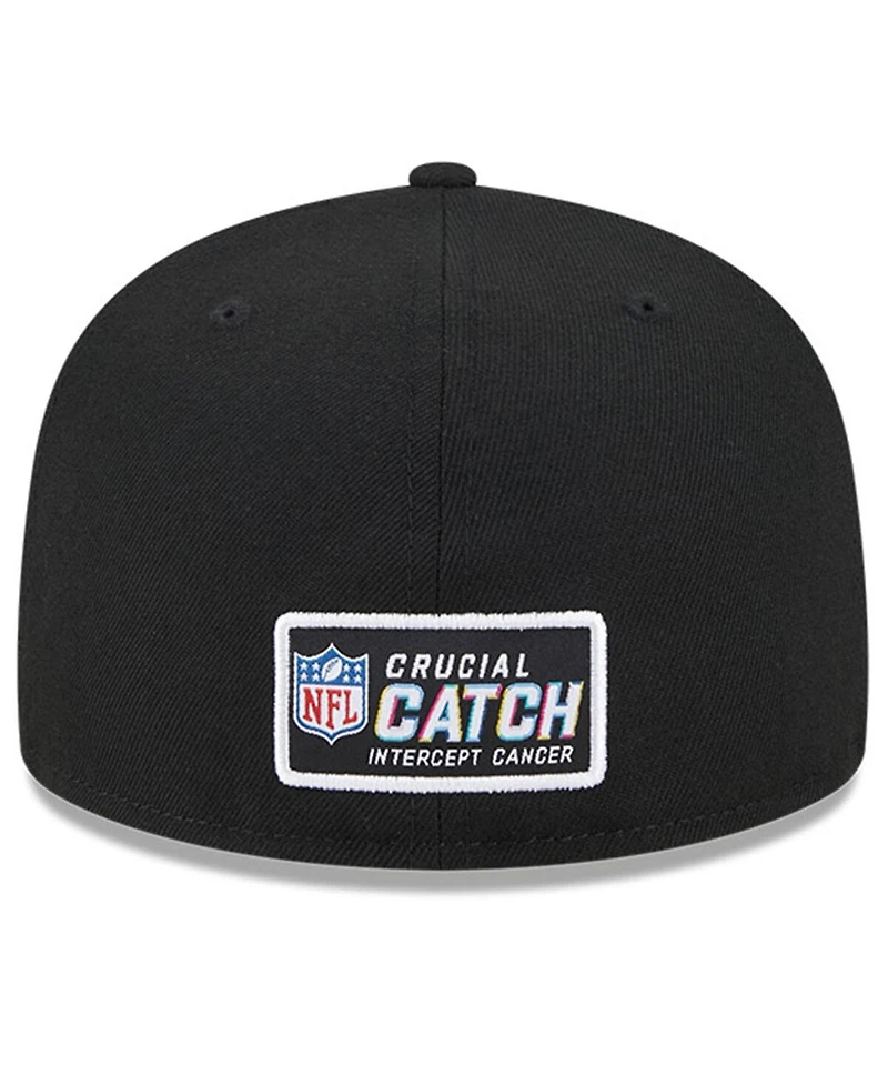 Men's New Era Black New England Patriots 2023 Nfl Crucial Catch 59FIFTY Fitted Hat