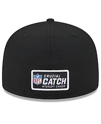 Men's New Era Black New England Patriots 2023 Nfl Crucial Catch 59FIFTY Fitted Hat