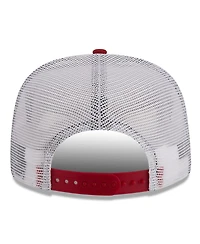 Men's New Era Cardinal, White Arizona Cardinals Original Classic Golfer Adjustable Hat