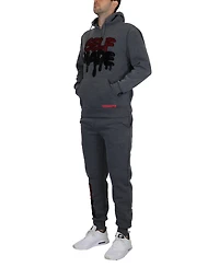 Galaxy By Harvic Men's Fleece-Lined Pullover Hoodie and Jogger Sweatpants