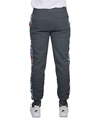 Galaxy By Harvic Men's Fleece-Lined Jogger Sweatpants with Contrast Trim Design