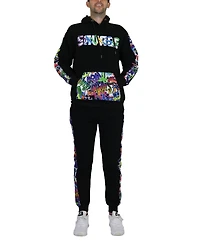 Galaxy By Harvic Men's Fleece-Lined Pullover Hoodie and Jogger Sweatpants, 2 Piece Set