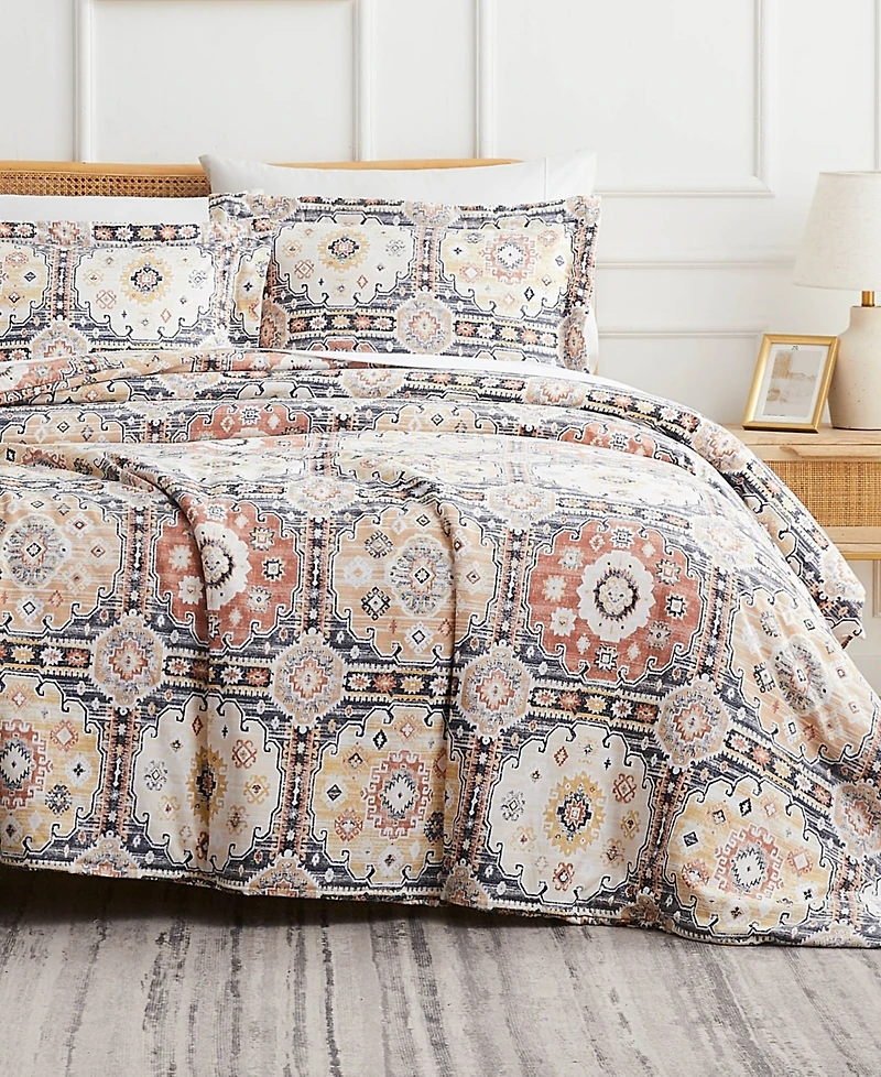 Southshore Fine Linens Kilm Microfiber 3 Piece Duvet Cover Set