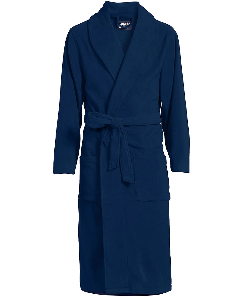 Lands' End Men's Fleece Robe