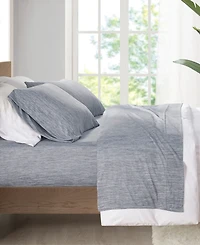 Urban Habitat Comfort Cool Jersey Knit Nylon Blend 4-Piece Sheet Set, Full