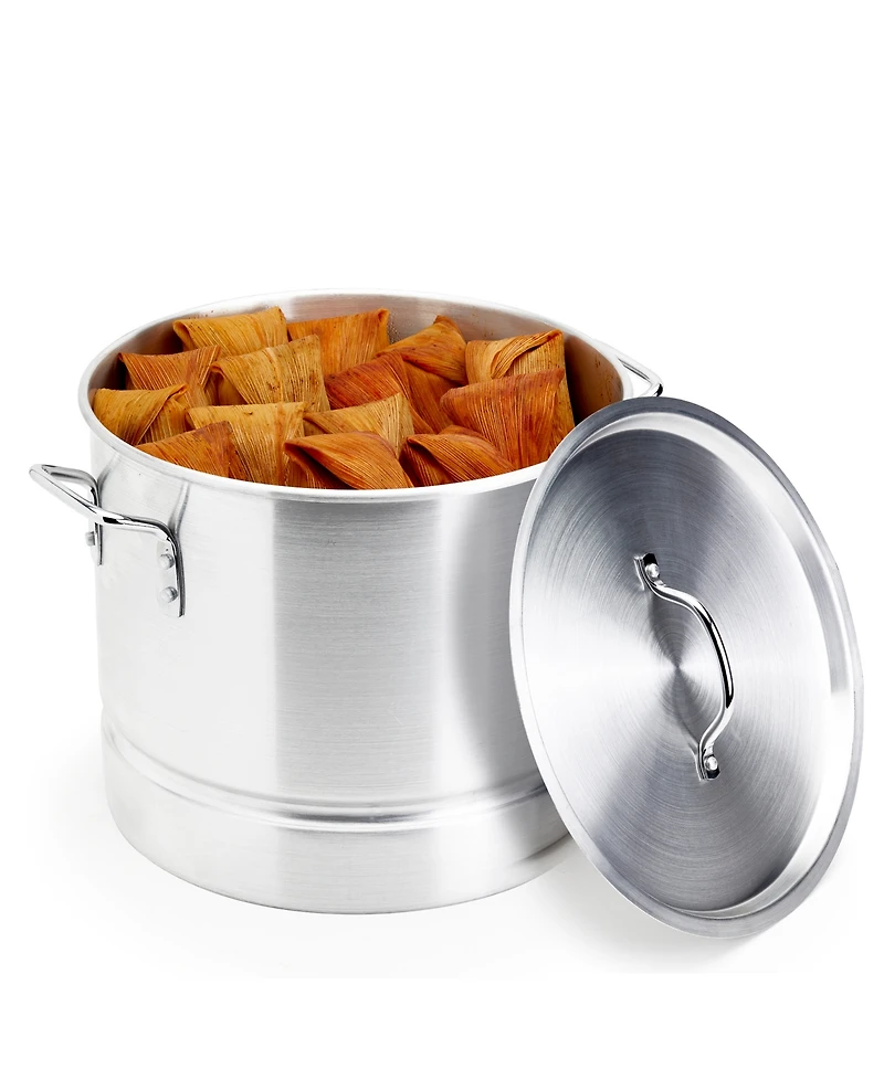 Infuse Latin Aluminum 3 Piece 32 Quart Steamer Set