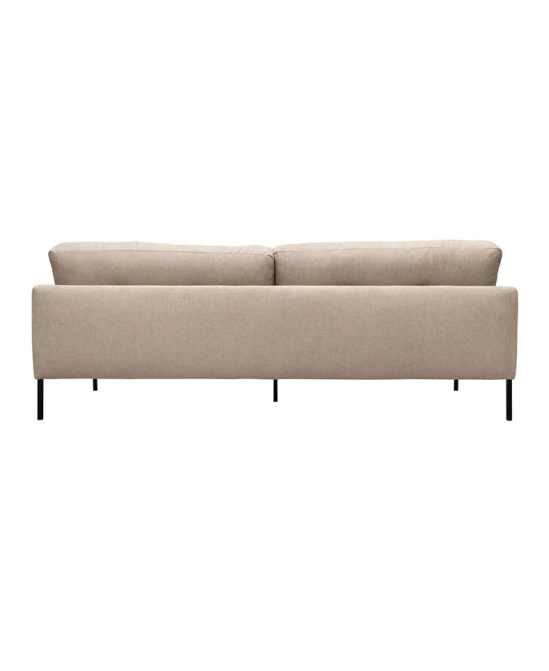 Armen Living Michalina 84" Polyester, Nylon with Metal Legs Sofa