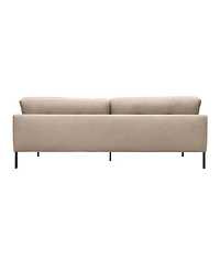 Armen Living Michalina 84" Polyester, Nylon with Metal Legs Sofa