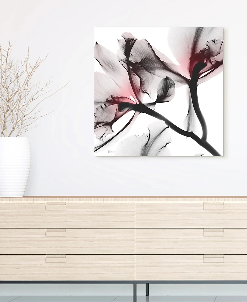 Empire Art Direct "Coral Luster 2" Frameless Free Floating Tempered Glass Panel Graphic Wall Art, 24" x 24" x 0.2"