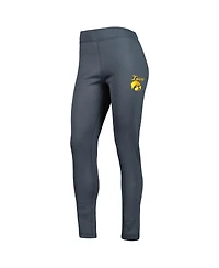 Women's Concepts Sport Charcoal Iowa Hawkeyes Upbeat Sherpa Leggings