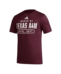 Men's adidas Maroon Texas A&M Aggies Aeroready Pregame T-shirt