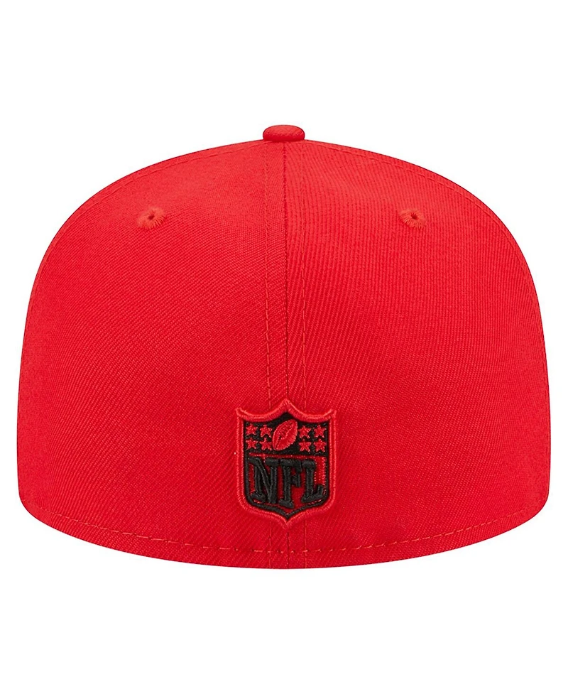 Men's New Era Red Kansas City Chiefs Main 59FIFTY Fitted Hat