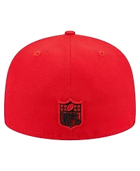 Men's New Era Red Kansas City Chiefs Main 59FIFTY Fitted Hat