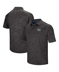 Men's Colosseum Black Florida Gators Big and Tall Down Swing Polo Shirt