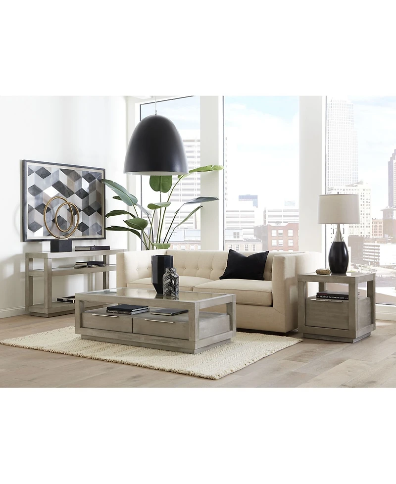 Tivie 54" Wood Coffee Table