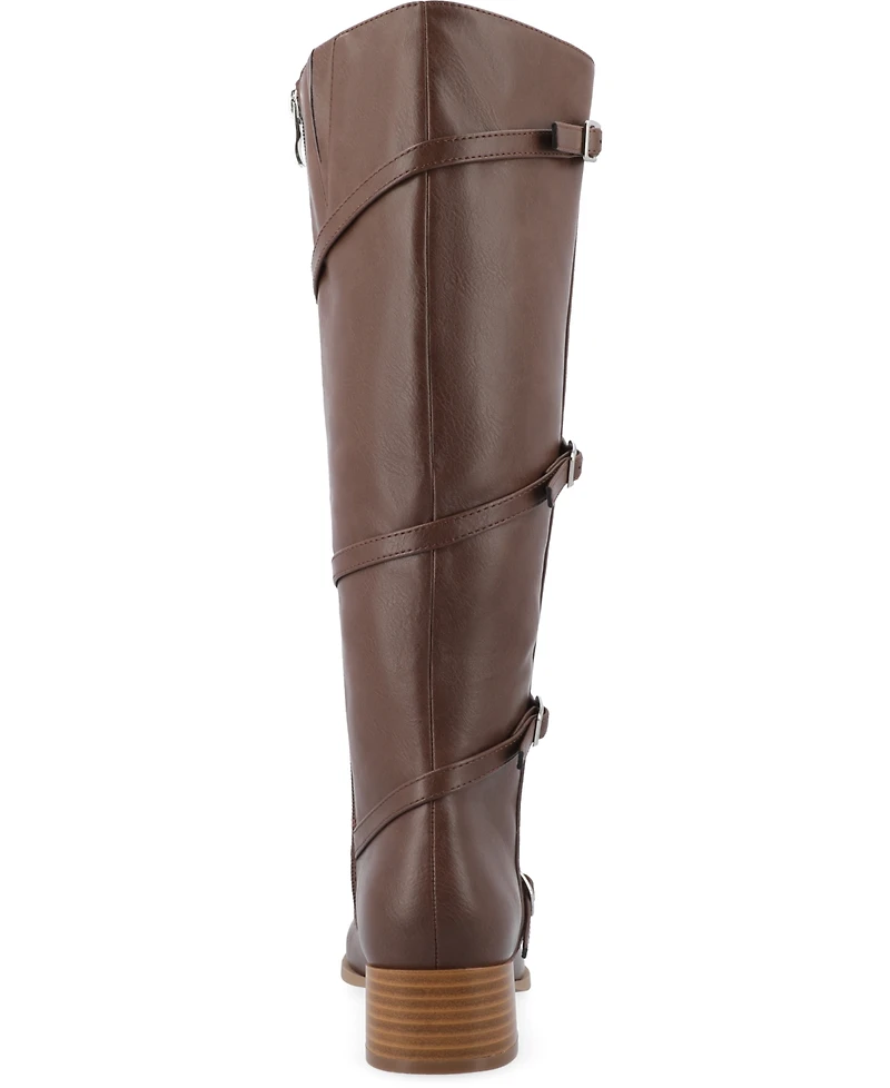 Journee Collection Women's Elettra Regular Calf Boots
