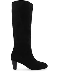 Journee Collection Women's Jovey Kitten Heel Tall Boots