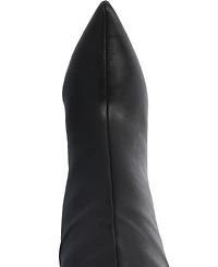 Journee Collection Women's Rehela Pointed Toe Stiletto Knee High Dress Boots