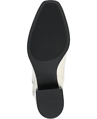 Journee Collection Women's Rhianah Wide Width Block Heel Knee High Riding Boots