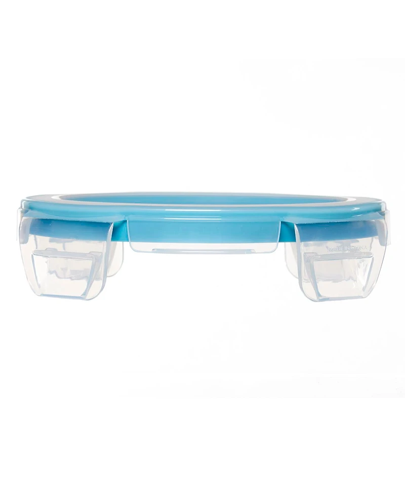 Anchor Hocking Glass 4 Cup Round Food Storage with Truelock Locking Lid, 2 Piece Set