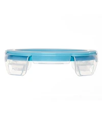 Anchor Hocking Glass 4 Cup Round Food Storage with Truelock Locking Lid, 2 Piece Set