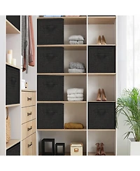 Nestl Foldable Fabric Cube Storage Bins with Handles