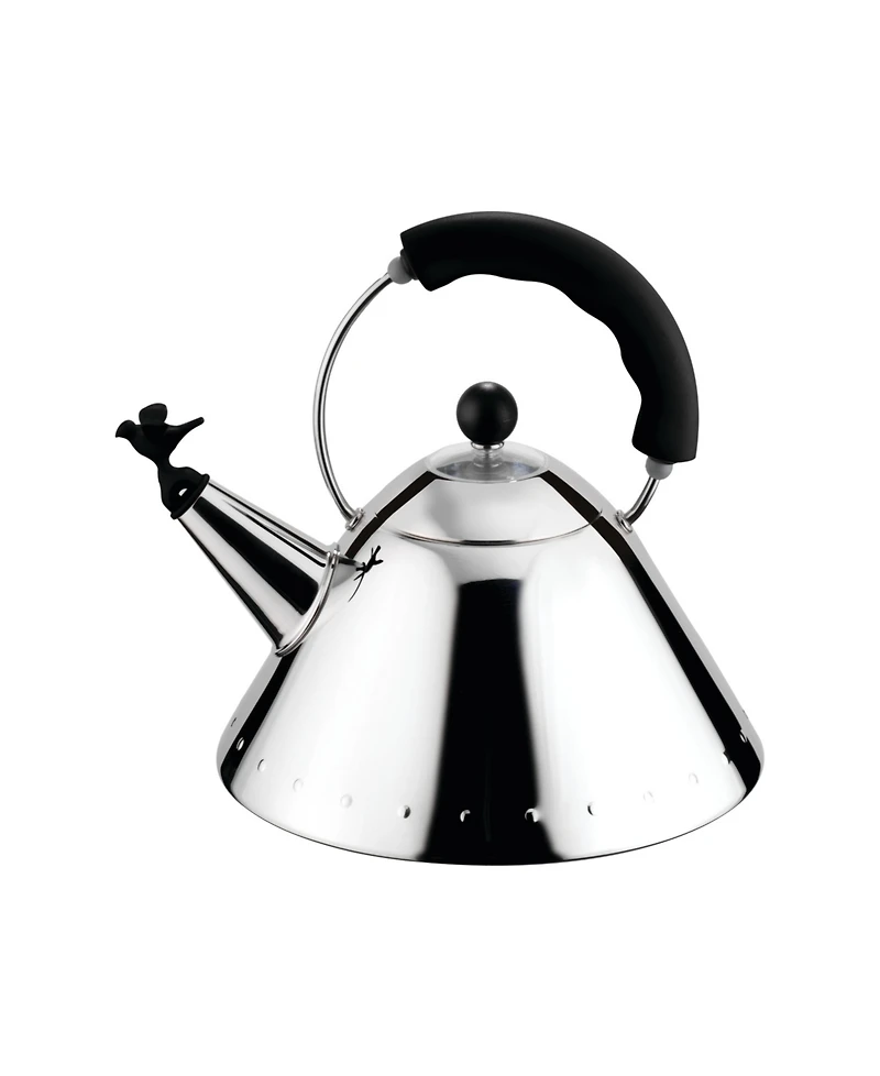 Alessi 2.1 Quart Tea Kettle by Michael Graves