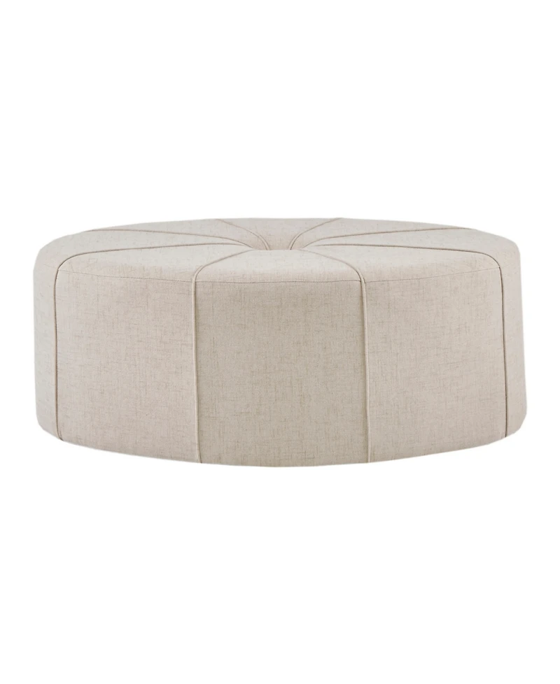 Madison Park Ferris 48.5" Wide Fabric Oval Ottoman